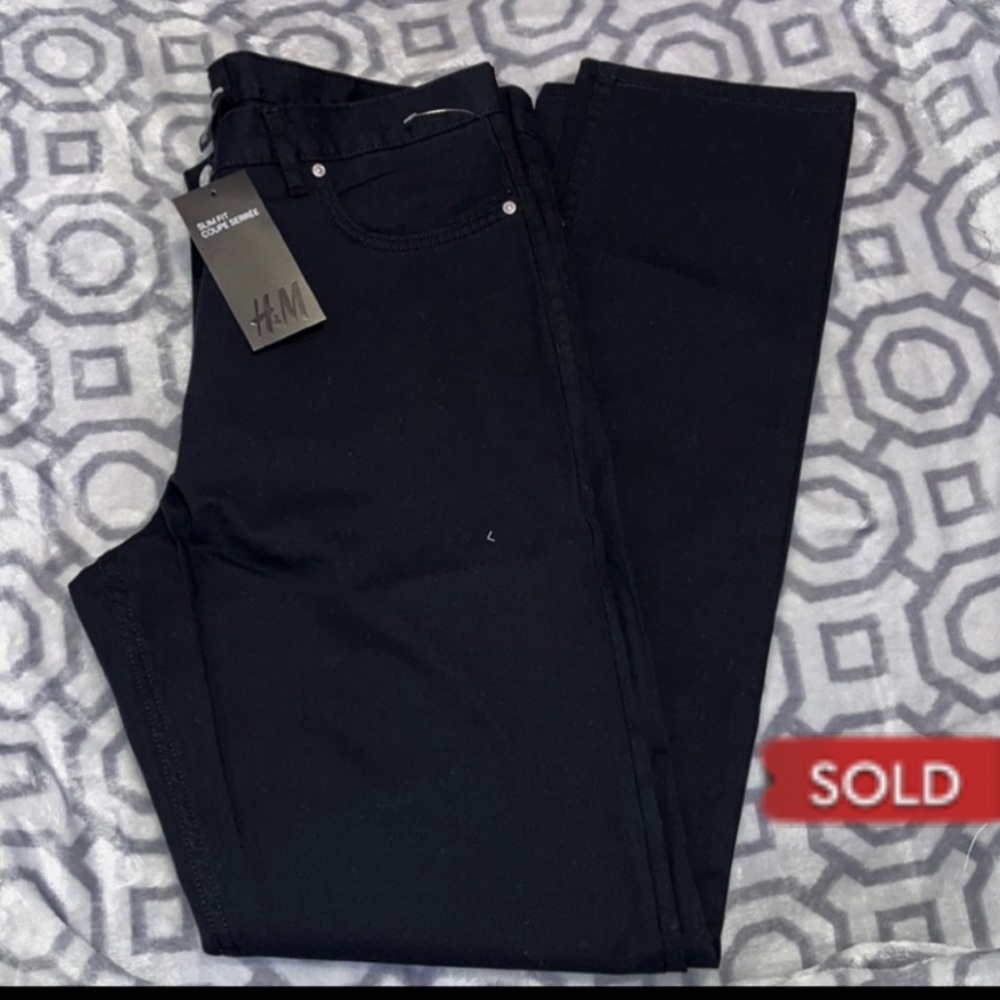 H&M black dress pants